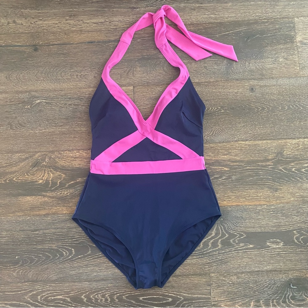 Boden Kefalonia halterneck swimsuit